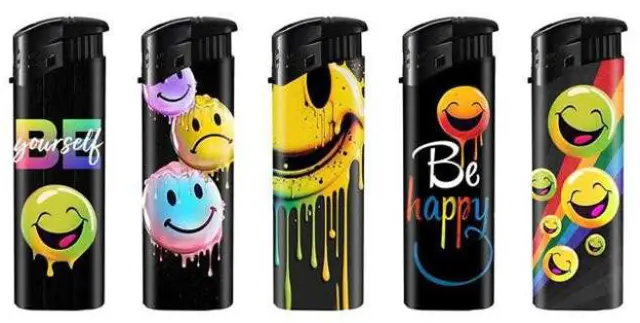 Belfam Αναπτήρες Ηλεκτρονικοί - Be Happy - 5 τεμ.