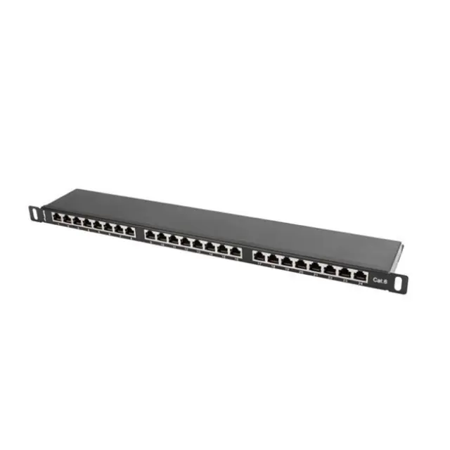 Lanberg Patch Panel 24port 0.5U 19" CAT.6 FTP Gray (PPS6-0024-S)