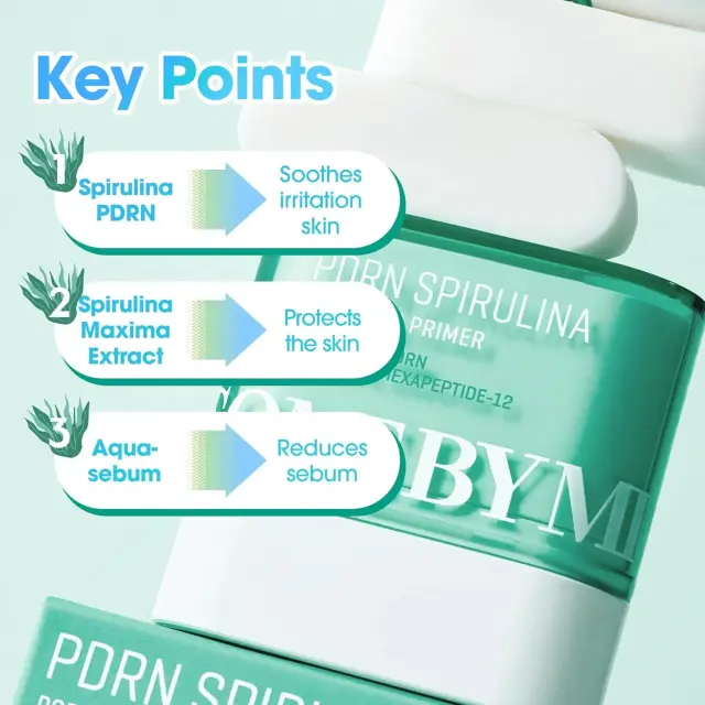 Some By Mi Spirulina PDRN Poreless Primer Προσώπου για τη Βελτίωση της Εμφάνισης των Διευρυμένων Πόρων, 10gr 3