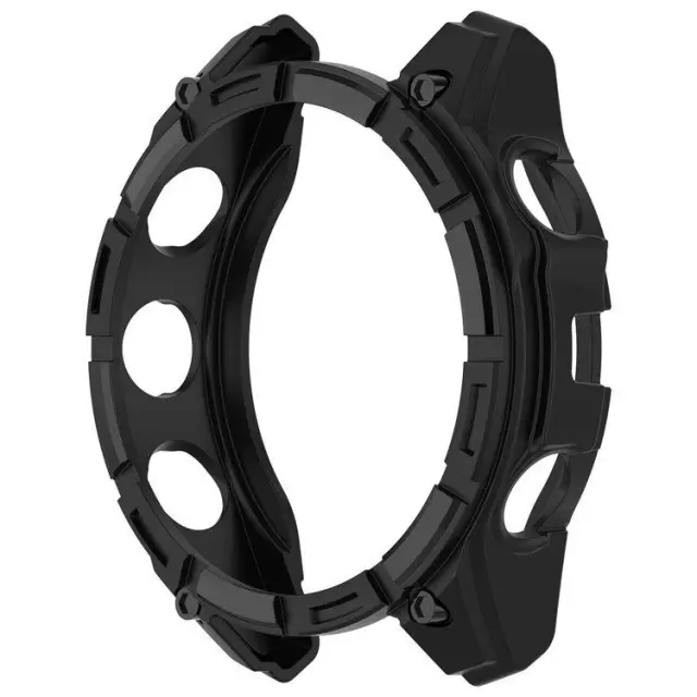 Rugged Bumper Hollow-Out Design Θήκη για Garmin Tactix 8 (51mm)- Black OEM 2