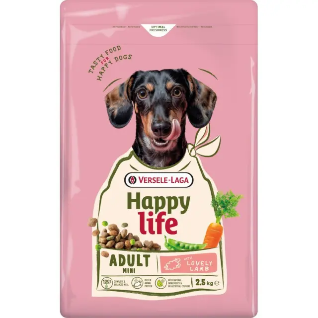 Happy Life Adult Mini Lamb Ξηρά Τροφή Σκύλου 2.5kg