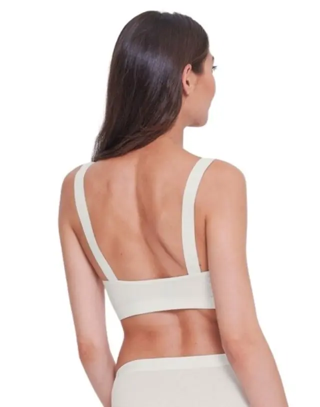 Sloggi Γυναικείο Μπουστάκι GO Casual Top, Χρώμα Silk White 2