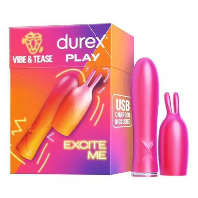 Durex Vibe & Tease Δονητής G-Spot Ροζ