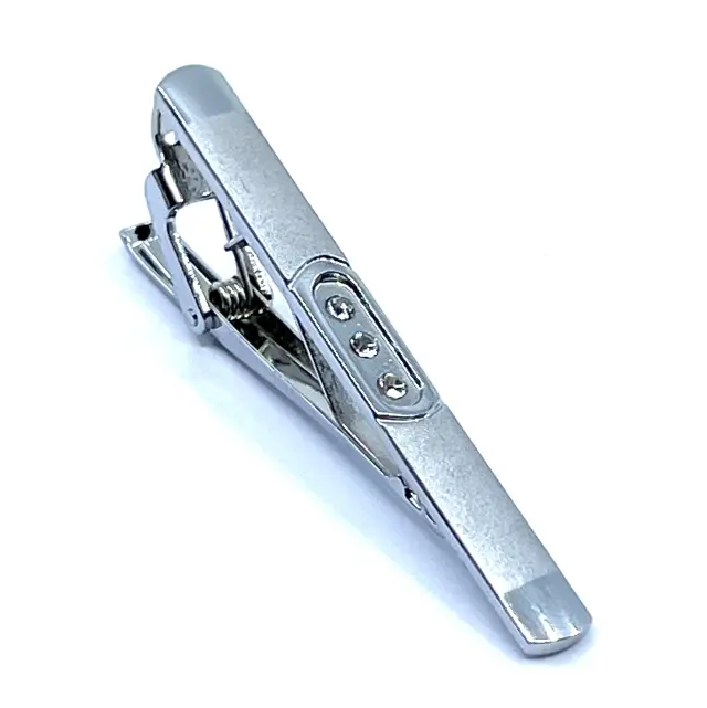 Ασημί Κλιπ Γραβάτας 6 cm – LGTC-T13/5 2