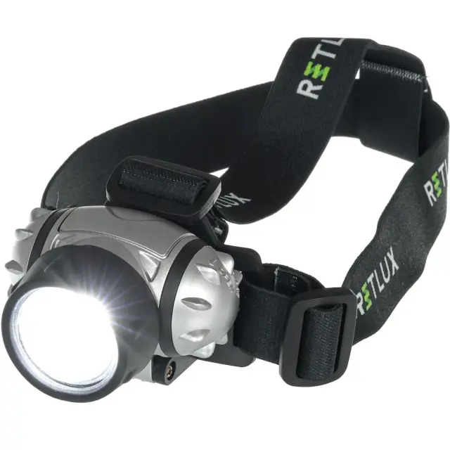 Φακός Κεφαλής Retlux RPL 501 150 Lumens IP 20 Απόσταση Δέσμης: 10m 2
