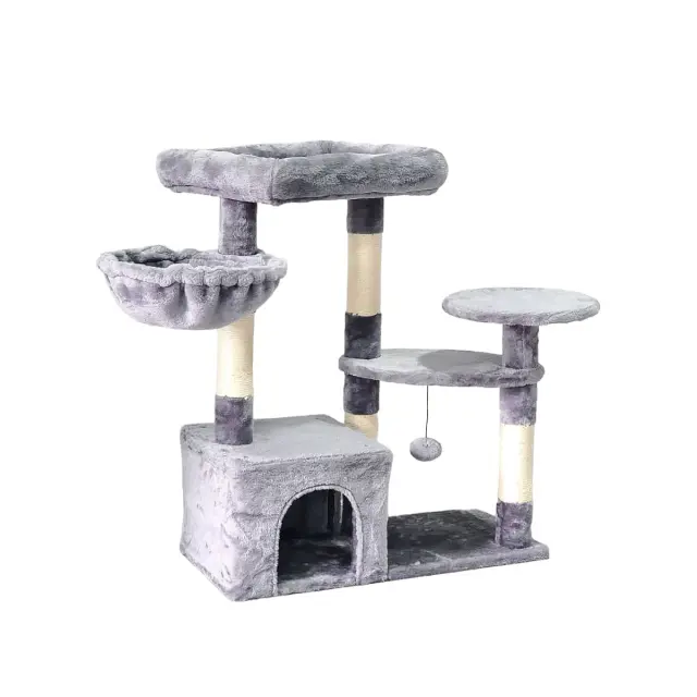 Ονυχοδρόμιο Γάτας 4 Επιπέδων 65x30x83cm 3