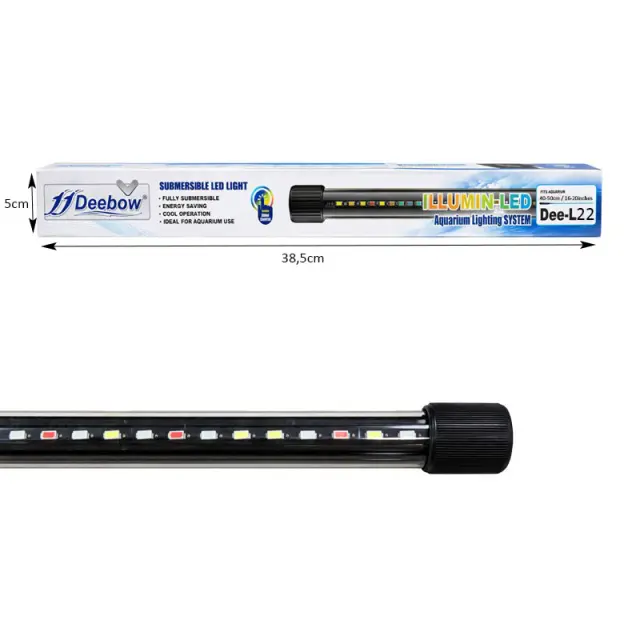 Deebow Υποβρύχιος Φωτισμός LED Ενυδρείου Dee-L22 - Submersible Aquarium LED Light 088071 3