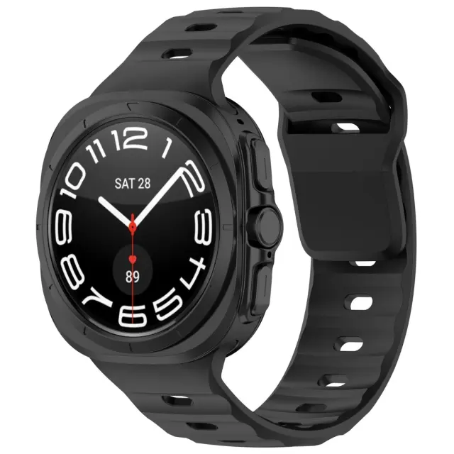 Solid Color Λουράκι για Galaxy Ultra (47mm)-Black OEM