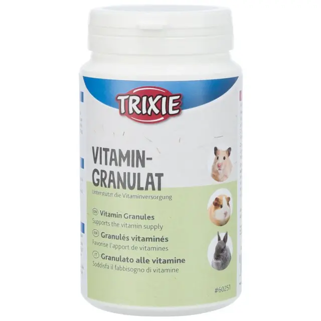 Trixie Vitamin Granulat Συμπλήρωμα Διατροφής σε Κόκκους με Βιταμίνες & Πρωτεΐνες για Υγεία & Πρόληψη Διατροφικών Ελλείψεων Τρωκτικών 220gr