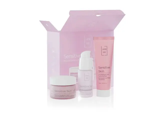 Lavish Care PROMO Sensitive Skin Rebalancing Boost Κρέμα Ημέρας Προσώπου για Επανεξισορρόπηση 50ml - Face Serum Καταπραϋντικός Ορός Προσώπου 30ml - Anti Redness Face Mask Καταπραϋντική Μάσκα Προσώπου 75ml