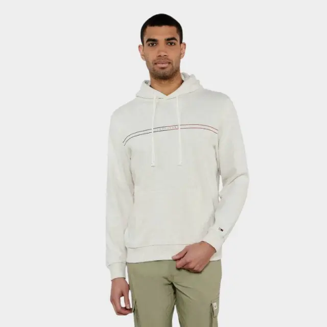 Tommy Hilfiger - Ανδρικό Φούτερ Regular Entry Graphic Hoodie DM0DM20847-AE3 Μπεζ - 2XL