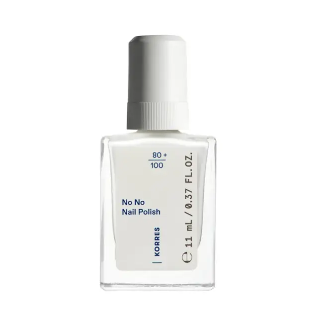 KORRES No No Nail Polish 01 Pure White Βερνίκι Νυχιών 11ml