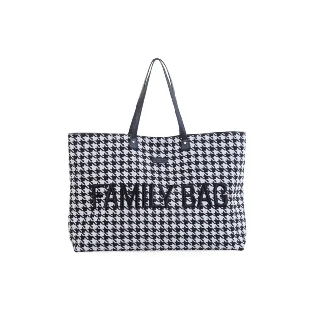 Τσάντα Αλλαγής ChildHome Family Bag Pied de Poule black BR77799