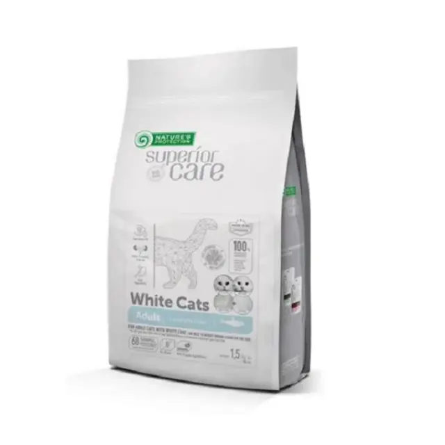 Nature's Protection Superior Care White Cat Adult Herring 1,5kg