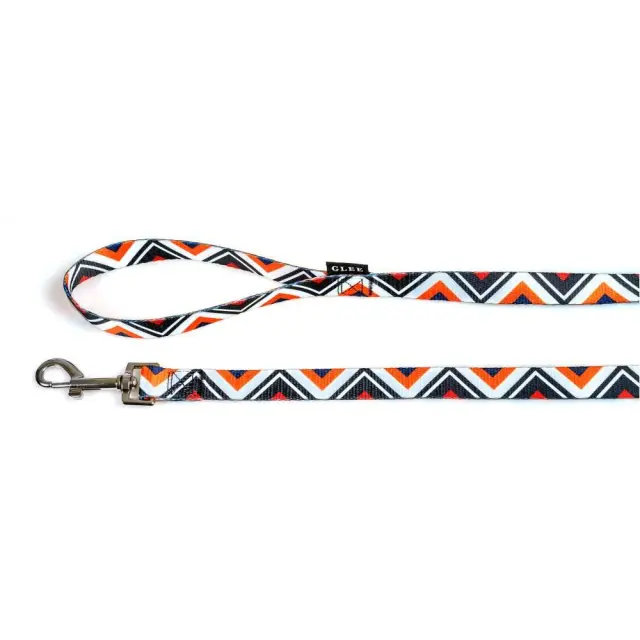 Glee Οδηγός Ιμάντα Ρυθμιζόμενο Red Black Zig Zag (20mm/120cm) Μονόχρωμο - M