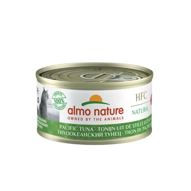 Almo Nature Cat Adult HFC Natural Κονσέρβα Τόνος Ειρηνικού Ωκεανού 70gr Μονόχρωμο