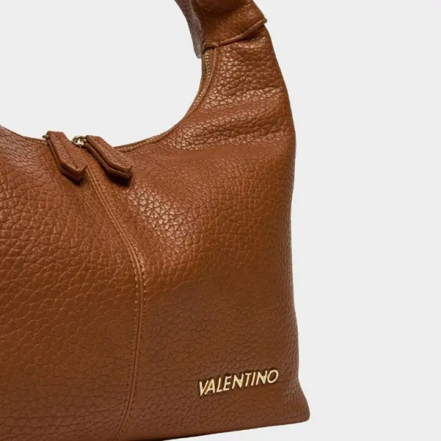 Valentino Bags - Γυναικεία Τσάντα Χειρός Stem Re VBS8P108-089 Καφέ Ανοιχτό 2