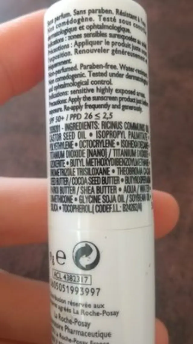 La Roche Posay Anthelios XL Stick Zone SPF50+ Αντιηλιακό Στικ για Υπερεκτεθειμένες Περιοχές 9gr 2