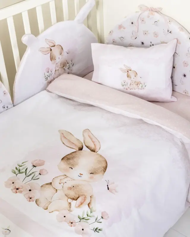 Σετ Σεντόνια Κούνιας Με Λάστιχο (70x140+15) Sweet Baby Nima Bebe 2
