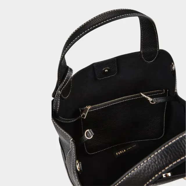 Δερμάτινη Τσάντα Χειρός Furla WB02225HSF000_NEO6000 Μαύρο - UNI 3