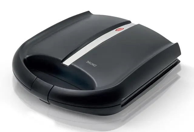 BRUNO ψηστιέρα-τοστιέρα BRN-0216 για 4 τοστ, 1400W, μαύρη mat/inox