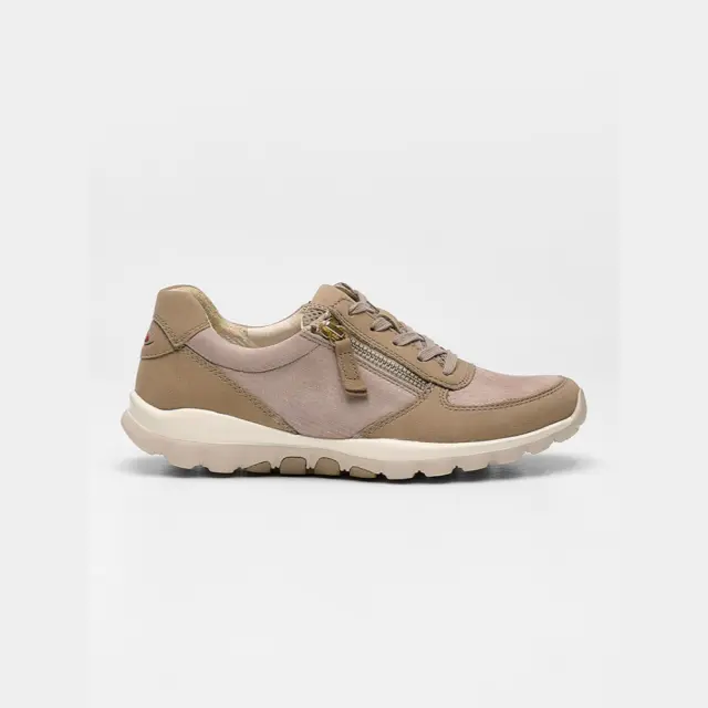 Gabor Sneakers Γυναικείο δέρμα Nubuck Μπεζ GAB/66968 62-MUSCHEL - 37