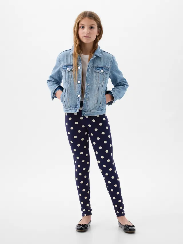 Παιδικό Print Legging Κολάν navy uniform - L