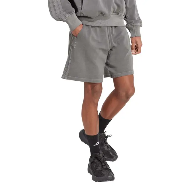 adidas Sportswear Men's All SZN French Terry Washed 8inch Shorts Γκρι Σκούρο JN0607 (adidas Sportswear) - Small 3