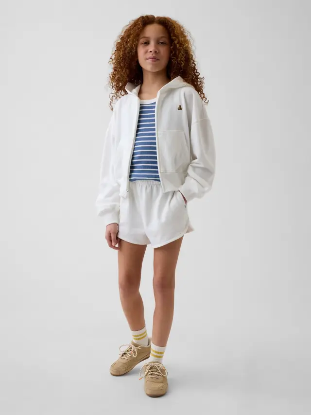 Παιδικό Σορτς Dolphin VintageSoft Χαλαρής Γραμμής New off white