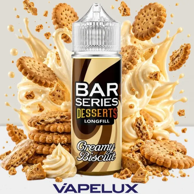 Bar Series Flavor Shots Creamy Biscuit 10ml to 120ml