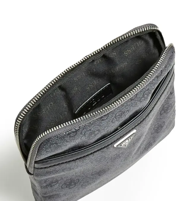 Τσάντα GUESS Vezzola HMEVZLP2223 Γκρι/Μαύρο 3