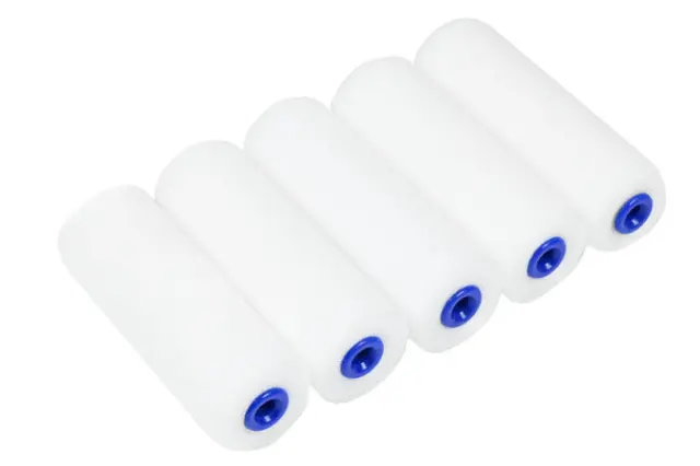 Lacquer roller foam round 10 cm 5 pieces