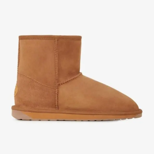 Emu Μποτάκια Γυναικείο δέρμα Καφέ EMU/10003 CHESTNUT