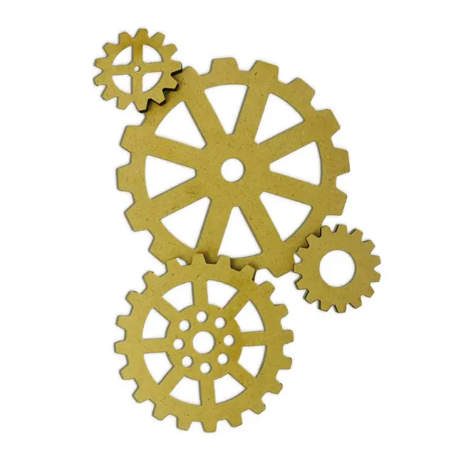 Διακοσμητικά σχέδια MDF, Stamperia, Gardens of Time, Γρανάζια