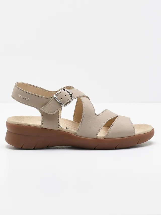 Mephisto Πέδιλα Γυναικείο δέρμα Nubuck Γκρί MEP/EVA GREY 3