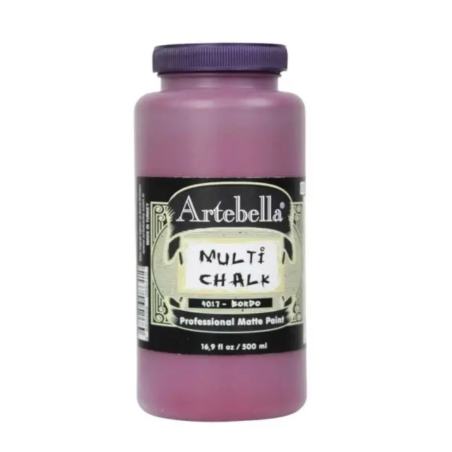 Artebella Χρώμα Κιμωλίας Multi Chalk - 4017 Bordeaux - 500ml