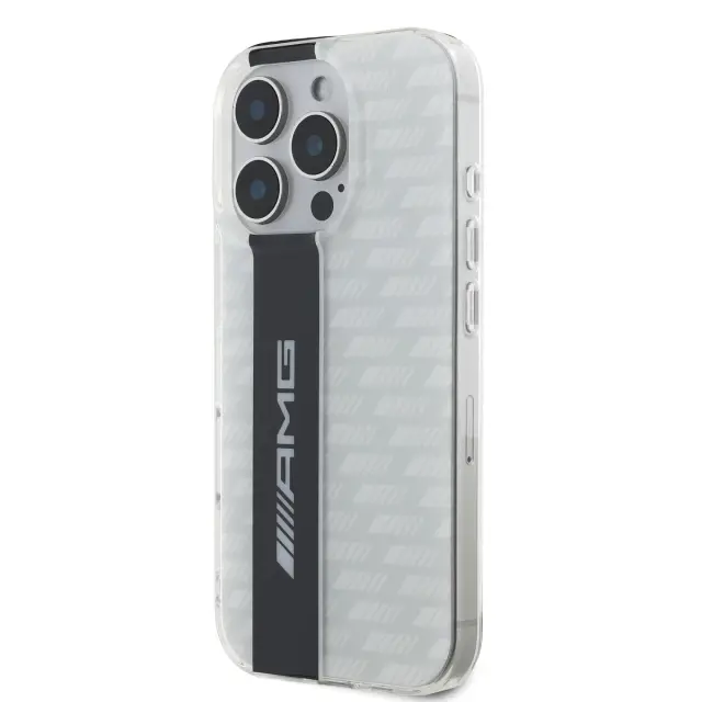 AMG Carbon Pattern Case for iPhone 16 Pro Max White 3
