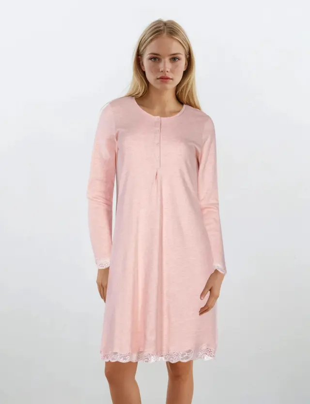 W825_N - Type - NIGHTGOWN PINK SOLID - S 2