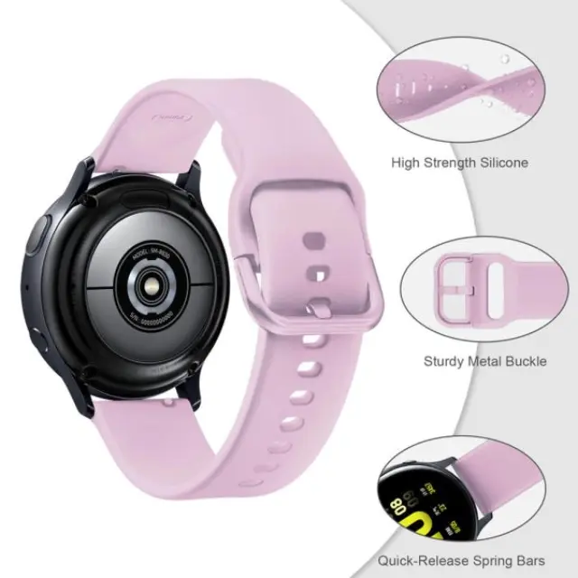 Sonique Soft Λουράκι Σιλικόνης Universal 20mm - Βεραμάν 2