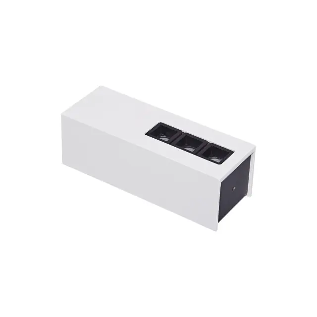Eco Φωτιστικό οροφής LED 5W 3000K 13.2cm λευκό-μαύρο Άσπρο Άσπρο/Μαύρο Μαύρο