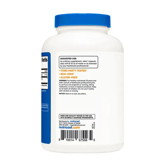 Nutricost Vitamin C with Rose Hips Capsules 240 Capsules 3