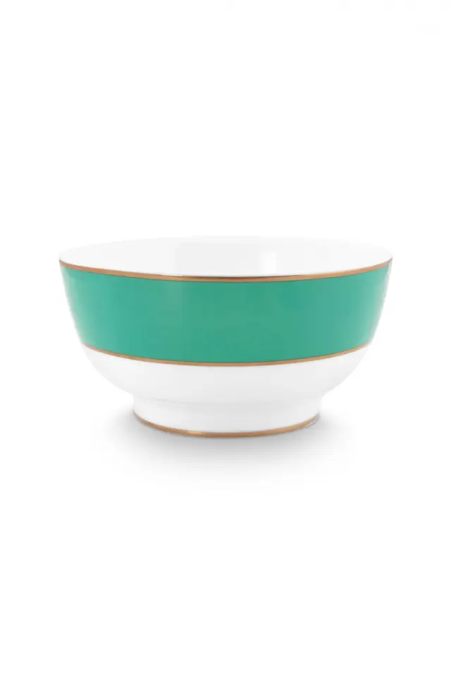 PIP STUDIO ΠΟΡΣΕΛΑΝΙΝΟ ΜΠΩΛ PIP CHIQUE ΠΡΑΣΙΝΟ & ΧΡΥΣΟ 18cm - One size