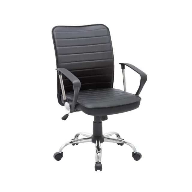 Πολυθρόνα BF3450 PU Μαύρο 57x64x90/100cm
