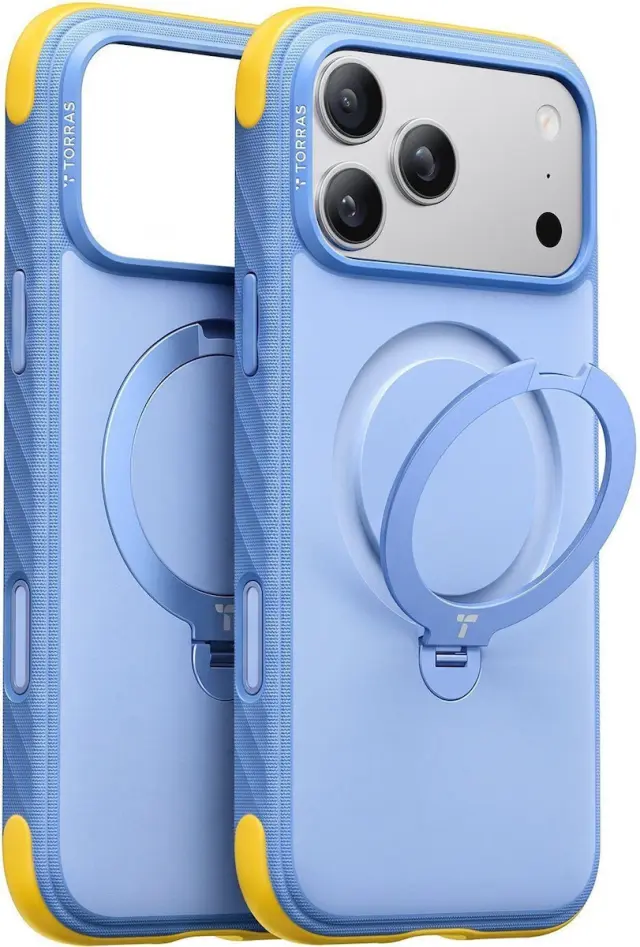 Torras Ostand Q3 Rugg, blue - iPhone 18 Pro Max