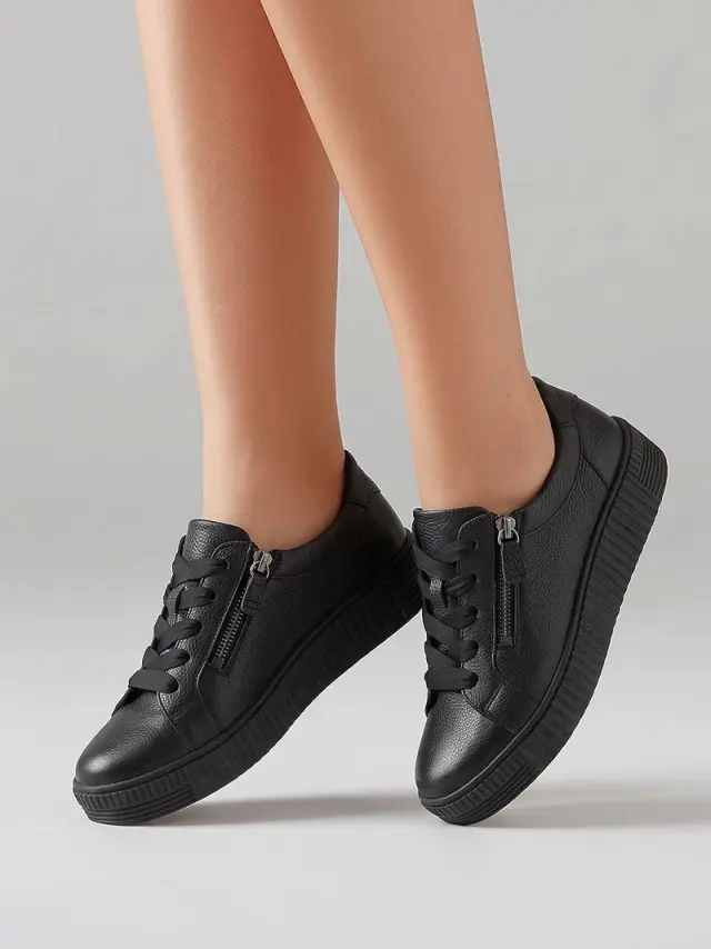 Gabor Sneakers Γυναικείο δέρμα Μαύρο GAB/601002 003-BLACK - 41 2