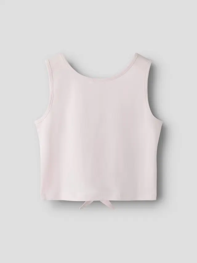 Name It Μπλούζα κοριτσίστικο πλεκτό Ροζ NKFVAYA SL CROP TOP - 13241654 3