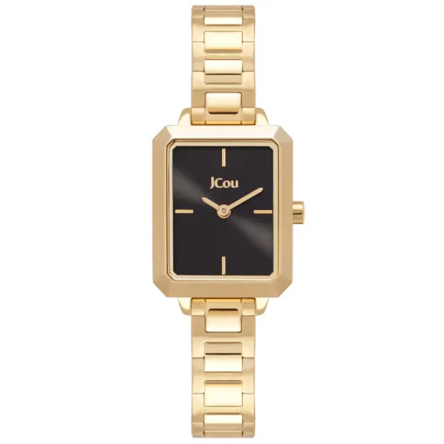 JCou Caprice, Women's Watch, Gold Stainless Steel Bracelet JU19063-2