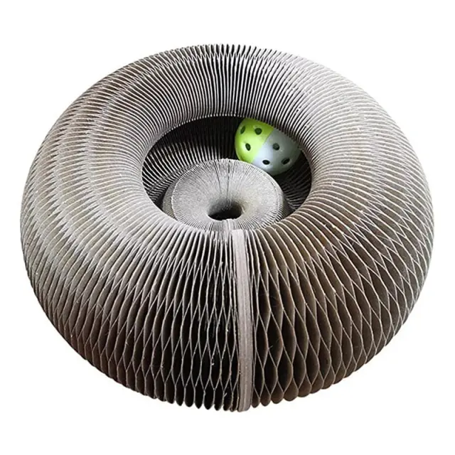 Παιχνίδι γάτας στρογγυλή ξύστρα - Cat scratching board Z699414 3
