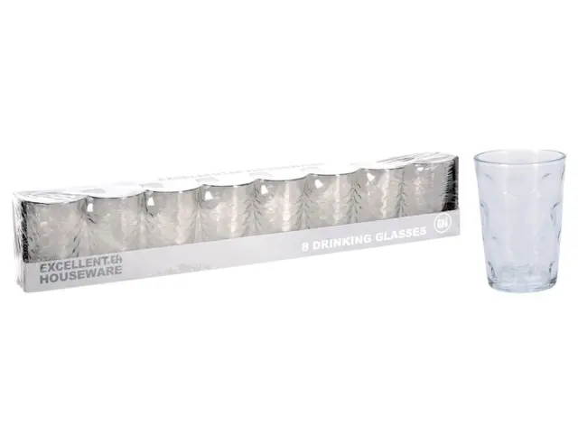 Σετ Γυάλινα Ποτήρια Excellent Houseware χωρητικότητας 200ml - 8 τεμάχια YE5000260 2