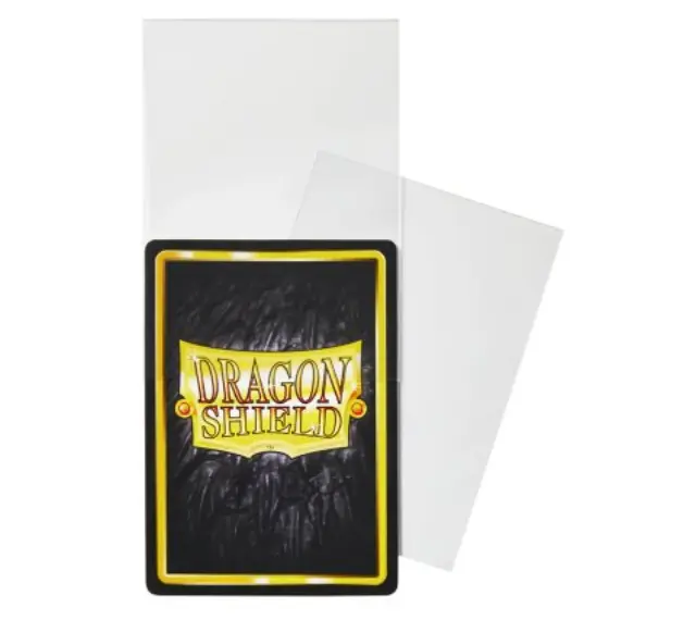 Dragon Shield Standard size Perfect fit - Inner Sleeves - Thick Inner Black (100 Sleeves) 2